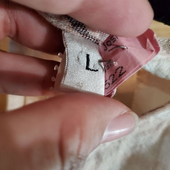 Uncle Frank Dress Womens Large Multicolor Striped Lightweight Linen Blend Midi - Picture 5 of 8